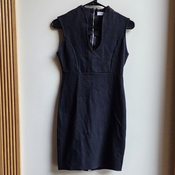 Stella Luce Black Sleeveless Sheath Dress Size Medium - Picture 6 of 14